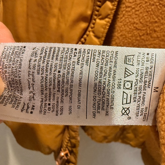 Old Navy Women's Mustard Color Puffer Jacket size M - Picture 5 of 5